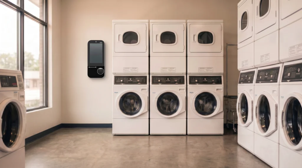 Lavanderia automatizada e Smart Totem da Linvo